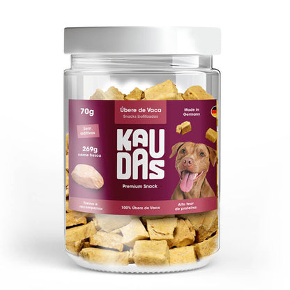 Snacks Liofilizados para Cães Kaudas - 100% Naturais | Alta Proteína | Vários Sabores