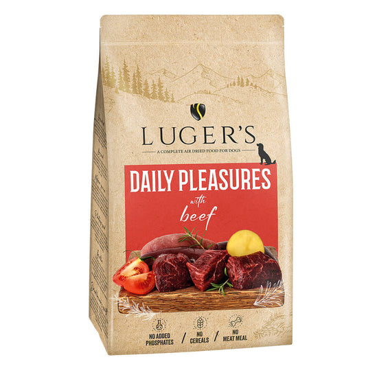 Luger's Daily Pleasures - Ração seca para cão adulto - Vaca