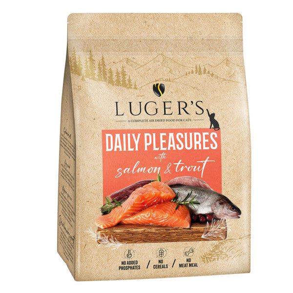 Luger's Daily Pleasures - Ração seca para gato adulto - Salmão e Truta