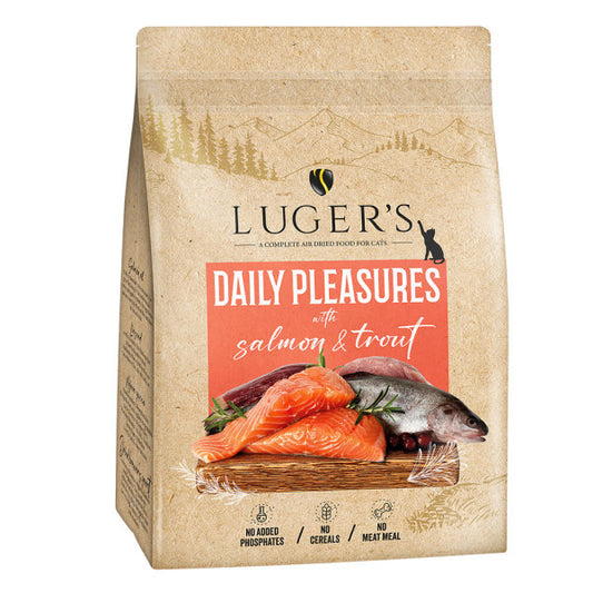 Luger's Daily Pleasures - Ração seca para gato adulto - Salmão e Truta