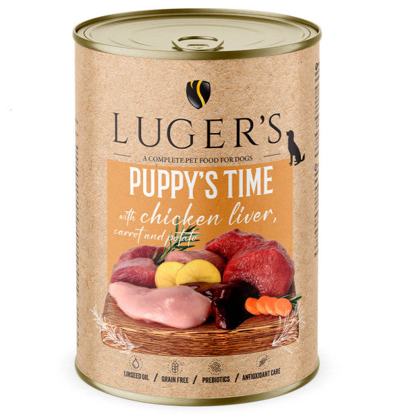 Luger's Puppy's Time - Cão Cachorro em Crescimento - Patê