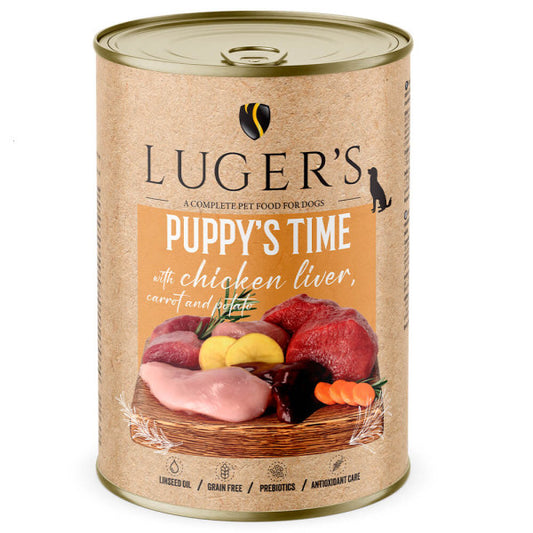 Luger's Puppy's Time - Cão Cachorro em Crescimento - Patê