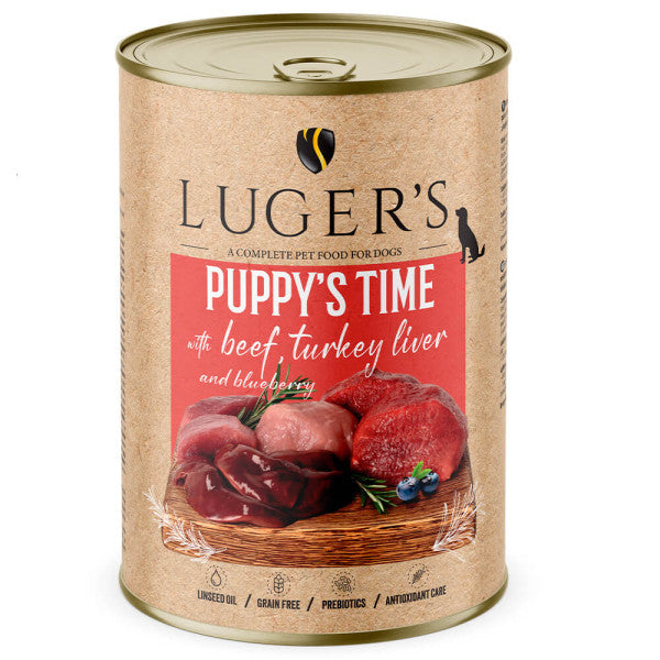 Luger's Puppy's Time - Cão Cachorro em Crescimento - Patê