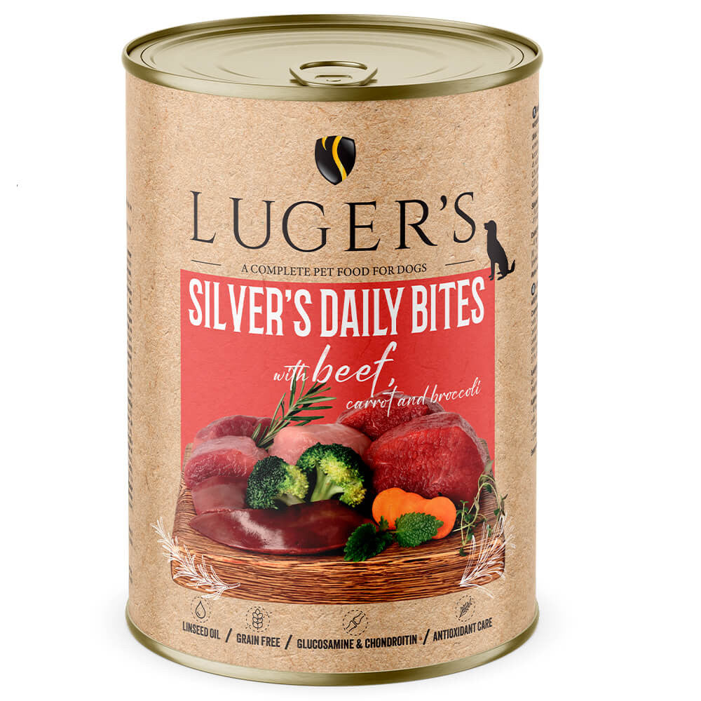 Luger's Silver's Daily Bites - Cão Sénior - Patê