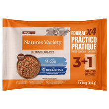 Nature’s Variety - Alimento em Molho para Gato Adulto - Pack de Bacalhau e Peixe do Oceano
