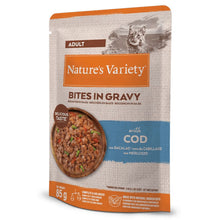 Nature’s Variety Bites in Gravy - Alimento húmido para gato adulto - Bacalhau
