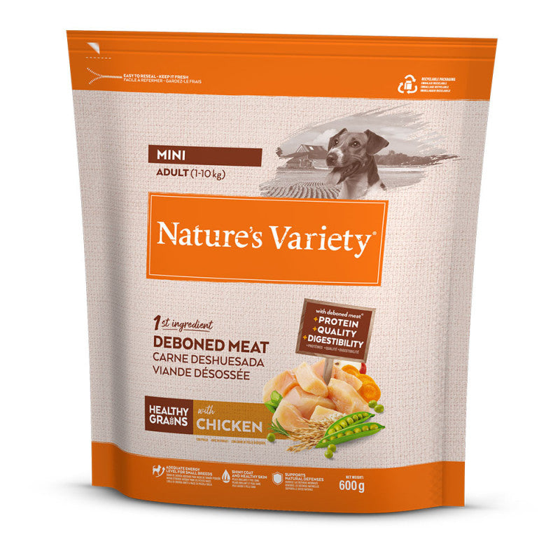 Nature's Variety Healthy Grains Cão Mini Adulto - Frango
