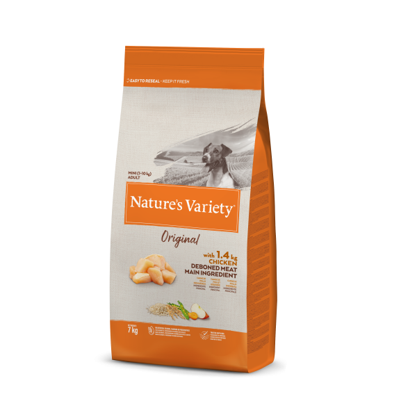 Nature's Variety Original Healthy Grains Cão Mini Adulto - Frango