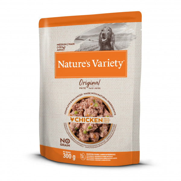 Nature's Variety Original No grain Patê Cão Medium/Maxi - Frango