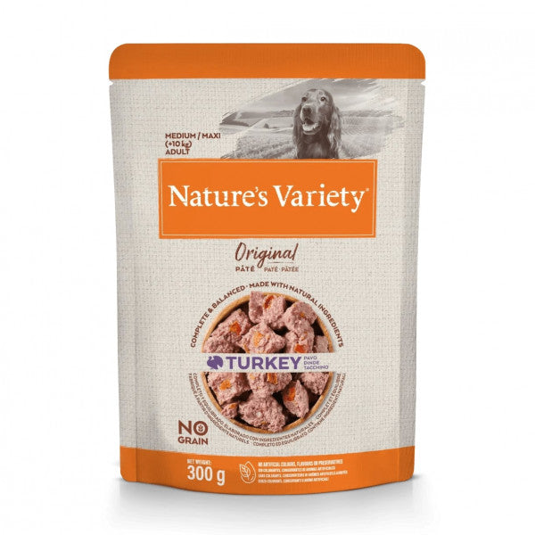 Nature's Variety Original No grain Patê Cão Medium/Maxi - Peru
