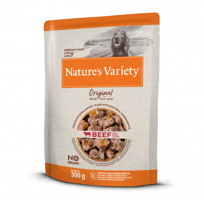 Nature's Variety Original No grain Patê Cão Medium/Maxi - Vaca