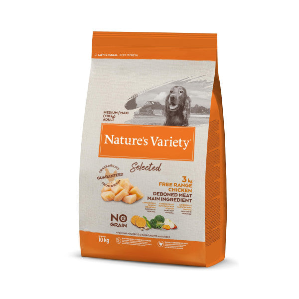 Nature’s Variety Selected No Grain Medium/Maxi Adult - Frango