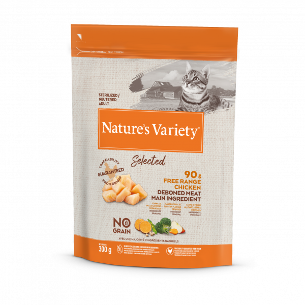 Nature’s Variety No Grain Gato Adulto Esterilizado - Frango