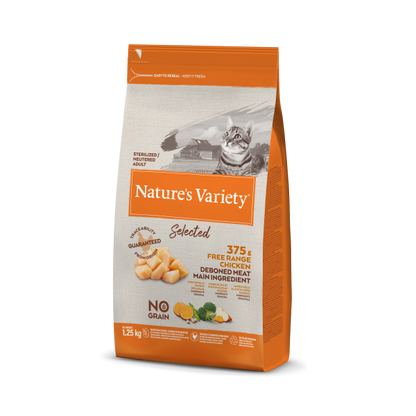 Nature’s Variety No Grain Gato Adulto Esterilizado - Frango