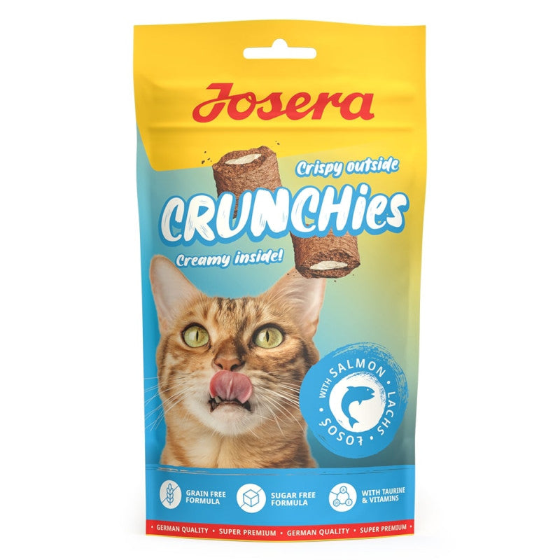 Josera Crunchies - Snacks com recheio para gato ( Vários Sabores)