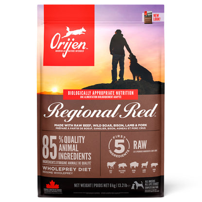 Orijen Regional Red - Ração Seca para Cão Adulto - Carnes Vermelhas