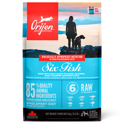 Orijen Six Fish - Ração Seca para Cão Adulto - Peixes