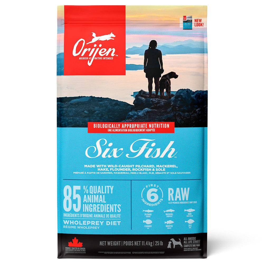 Orijen Six Fish - Ração Seca para Cão Adulto - Peixes
