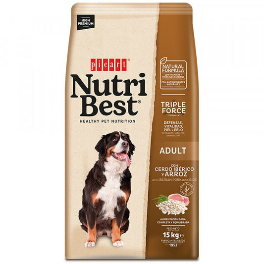 Picart Nutribest - Cão adulto - Porco ibérico e arroz
