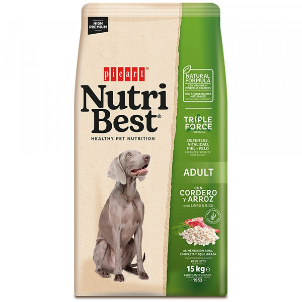Picart Nutribest - Cão adulto - Cordeiro e arroz