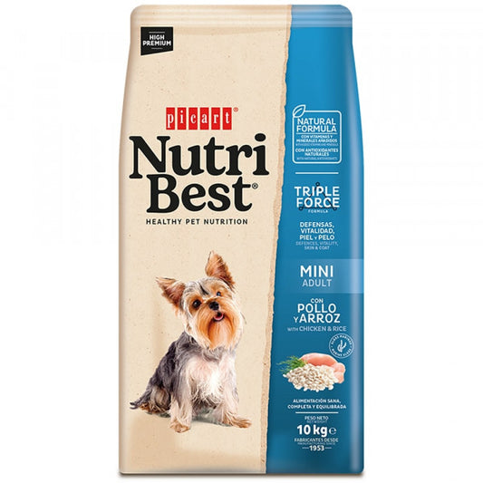 Picart Nutribest Mini - Cão adulto pequeno - Frango e arroz