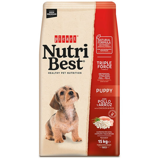 Picart Nutribest Puppy - Frango e Arroz