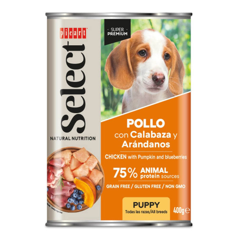 Picart Select - Cão Junior (Patê Super Premium) - Frango, Abóbora e Mirtilos