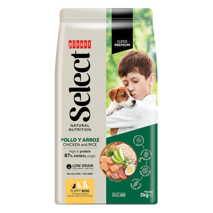 Picart Select Mini Puppy - Ração Seca Super Premium para Cachorro de Porte Pequeno - Frango e Arroz