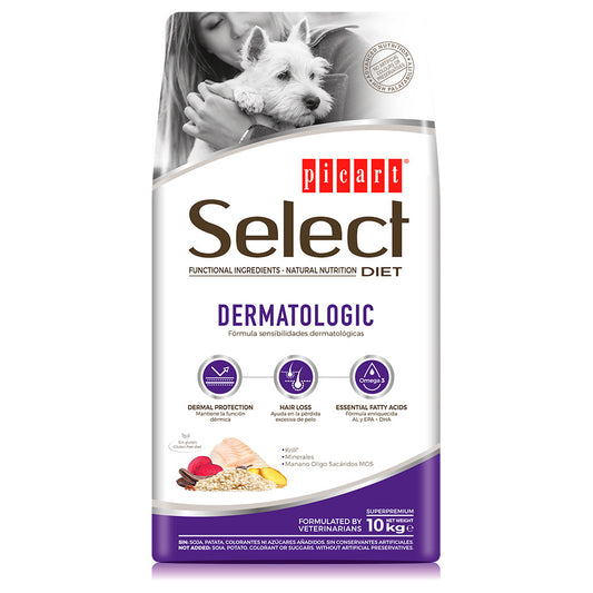 Picart Select Veterinary Diets Dermatologic - Cão Adulto com Problemas de Pele/Pêlo