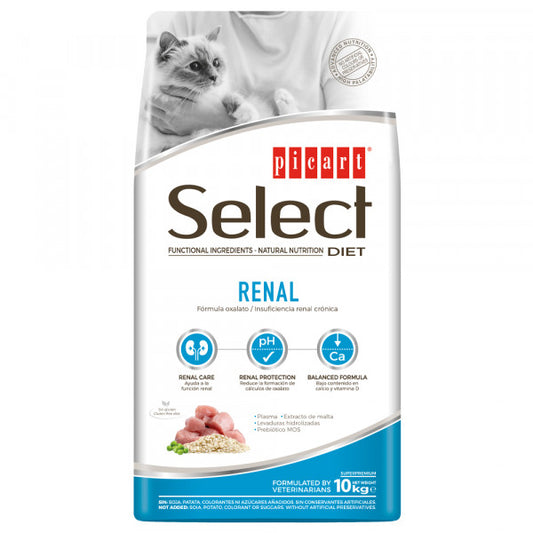Picart Select Veterinary Diets Renal - Ração seca para gato com problemas renais