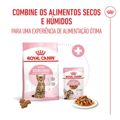Royal Canin Kitten Sterilised - Ração seca para gatinho esterilizado