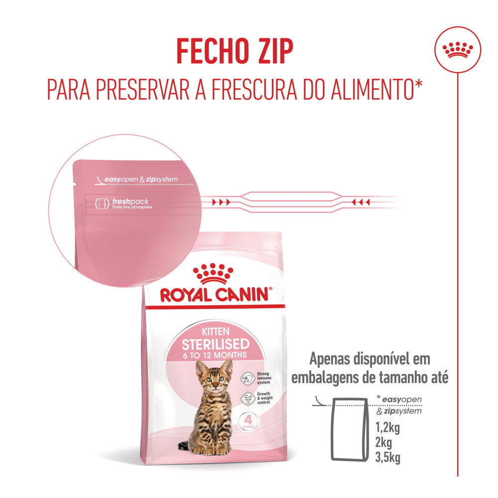 Royal Canin Kitten Sterilised - Ração seca para gatinho esterilizado