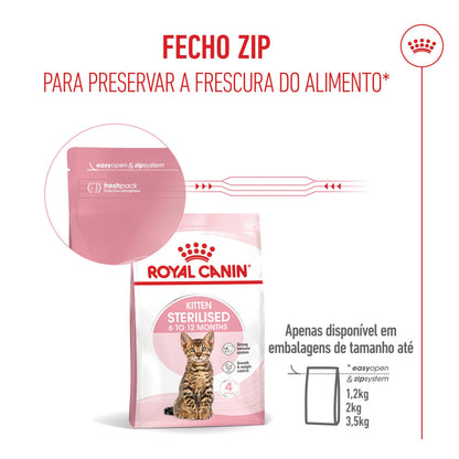 Royal Canin Kitten Sterilised - Ração seca para gatinho esterilizado