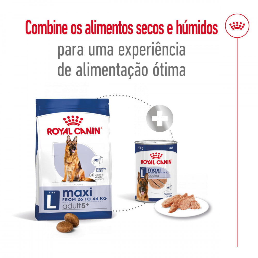 Royal Canin Maxi Adult 5+ - Ração seca para cão de porte grande com mais de 5 anos