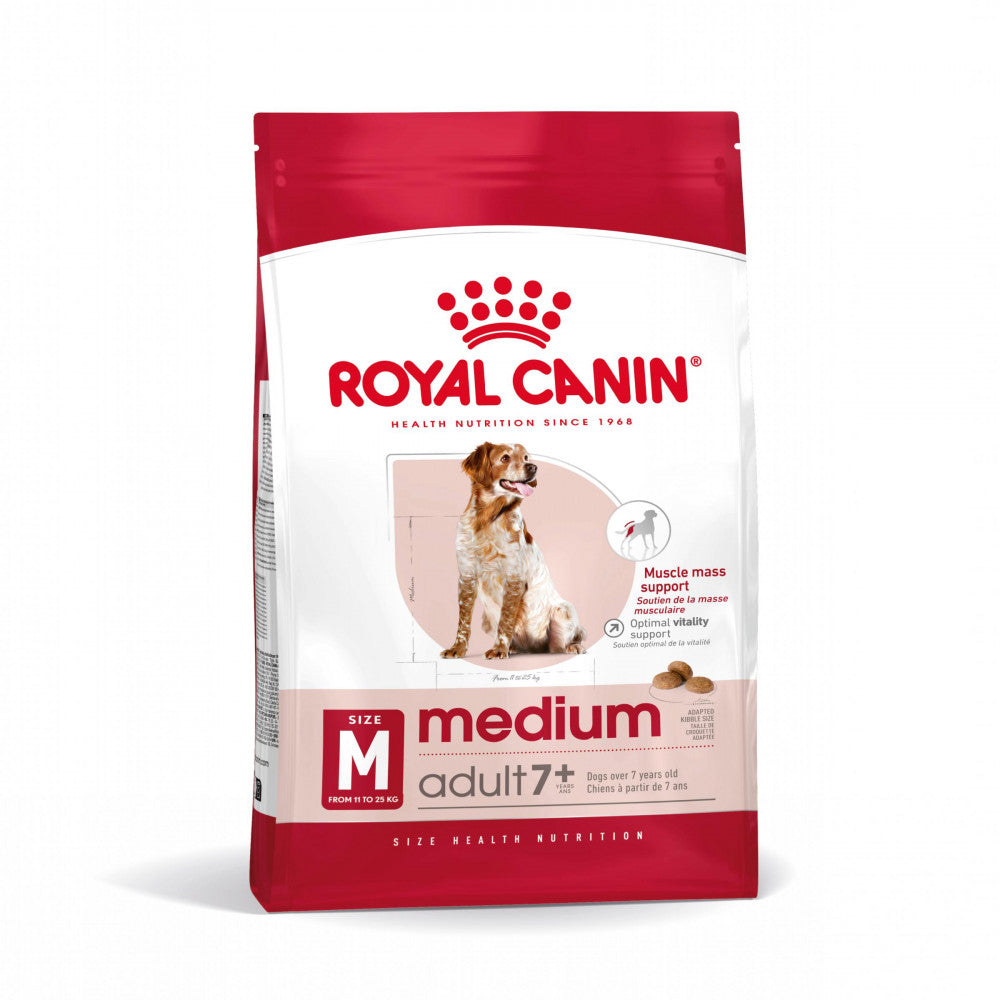 Royal Canin Medium Adult 7+ - Raçao seca para cão maduro de raça média