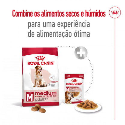 Royal Canin Medium Adult 7+ - Raçao seca para cão maduro de raça média