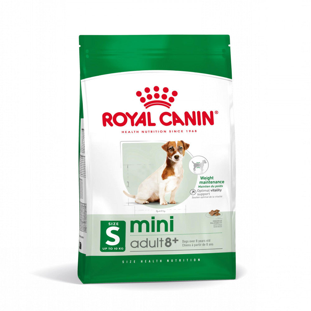 Royal Canin Mini Adult 8+ - Ração seca para cão de porte pequeno com mais de 8 anos