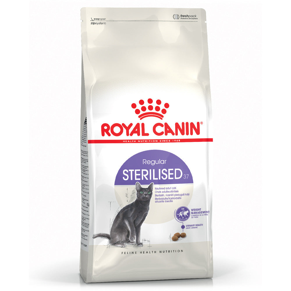 Royal Canin Sterilised 37 – Ração Seca para Gato Adulto Esterilizado