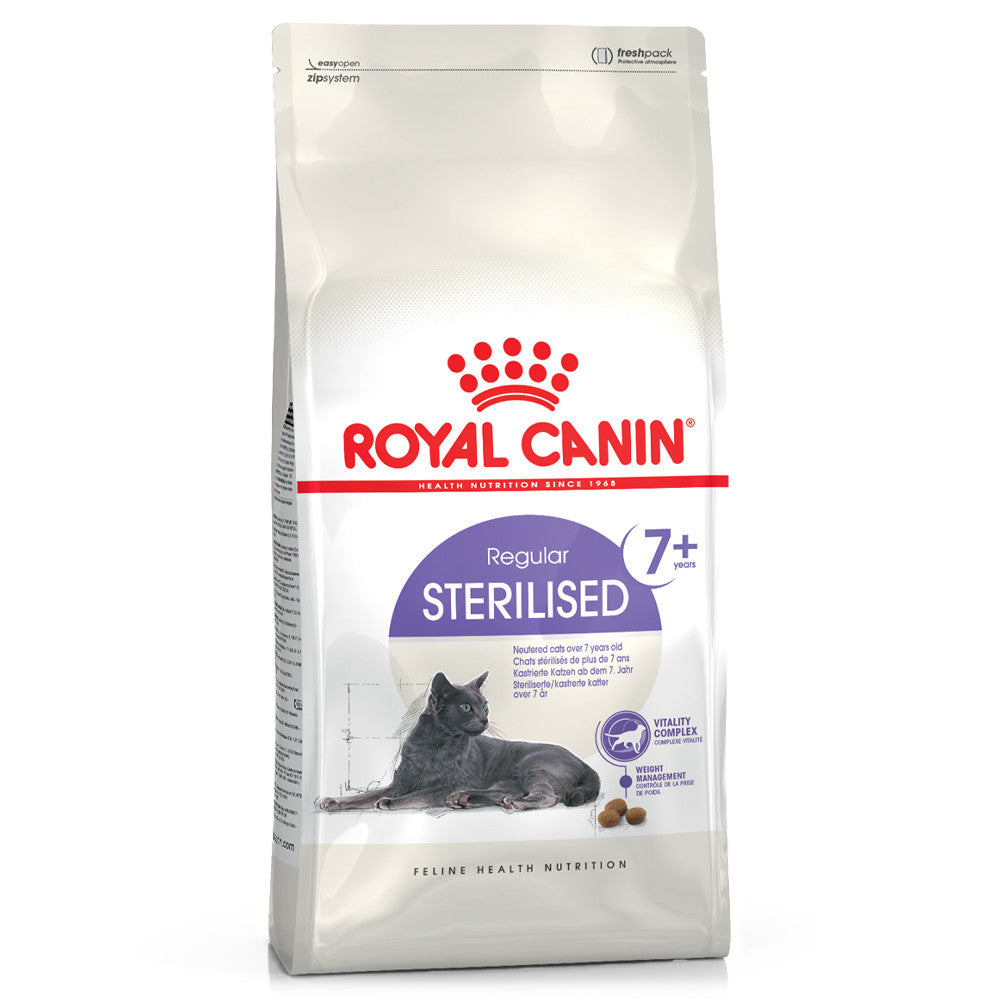 Royal Canin Sterilised 7+ - Ração seca para gato esterilizado com mais de 7 anos
