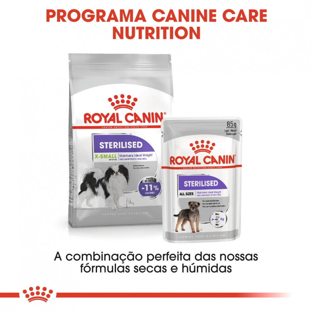 Royal Canin Sterilised X-Small Adult - Ração seca para cão esterilizado de porte muito pequeno