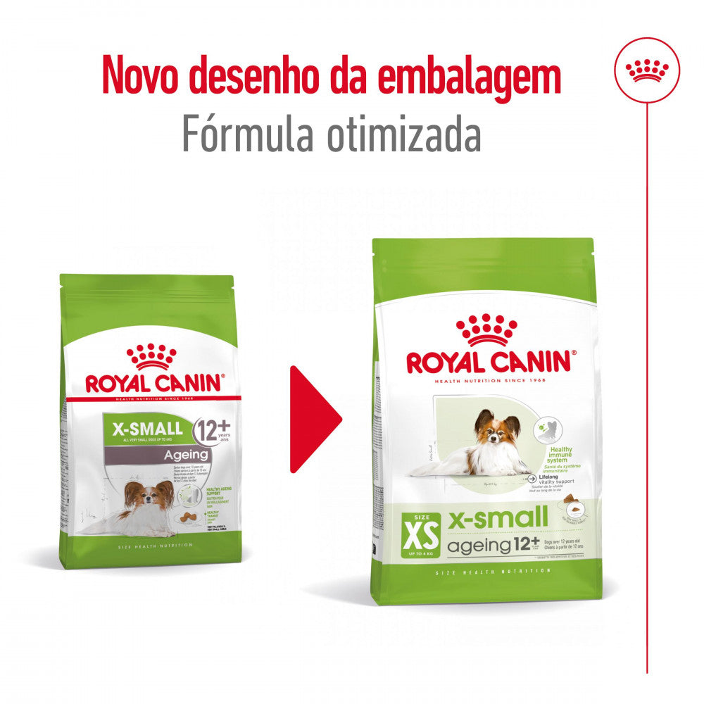 Royal Canin X-Small Adult 12+ - Ração seca para cão muito pequeno com mais de 12 anos