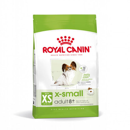 Royal Canin X-Small Adult 8+ - Ração seca para cão muito pequeno com mais de 8 anos
