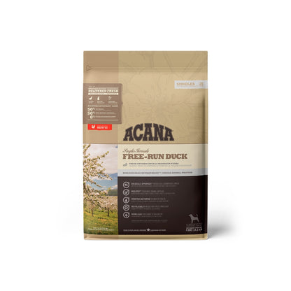 ACANA Singles Free-Run Duck - Ração Seca para Cão - Pato
