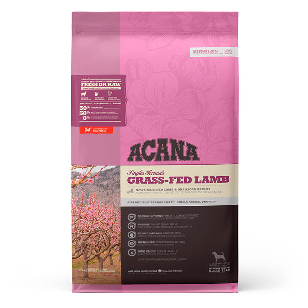 ACANA Singles Grass-Fed Lamb - Ração Seca para Cão - Borrego