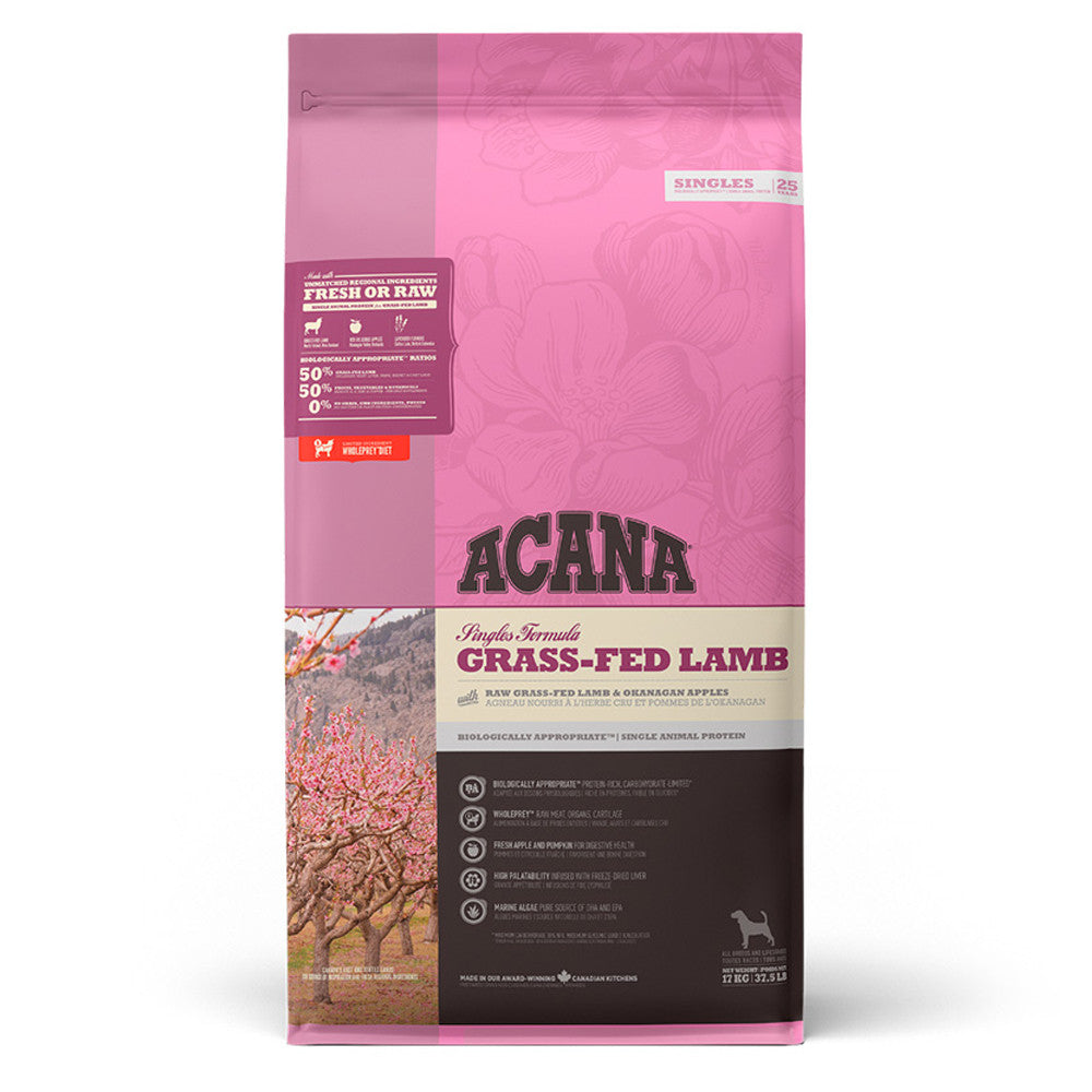 ACANA Singles Grass-Fed Lamb - Ração Seca para Cão - Borrego
