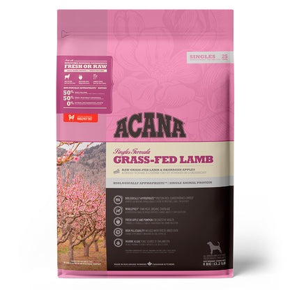 ACANA Singles Grass-Fed Lamb - Ração Seca para Cão - Borrego