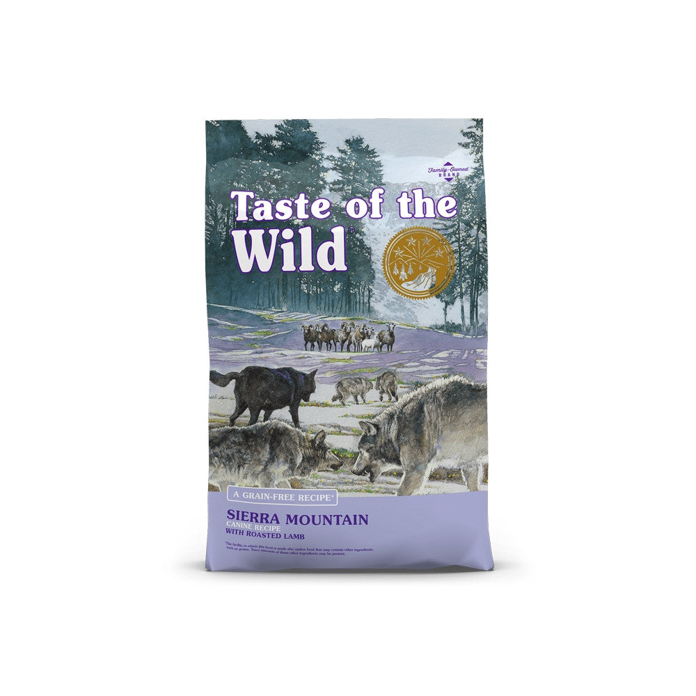 Taste of the Wild Sierra Mountain - Ração Seca para Cão - Borrego Assado